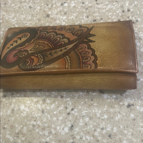 Anuschka Artistic Shoulder Bag and wallet - Picture 2 of 13